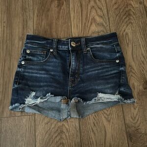 American Eagle hi-rise shortie shorts